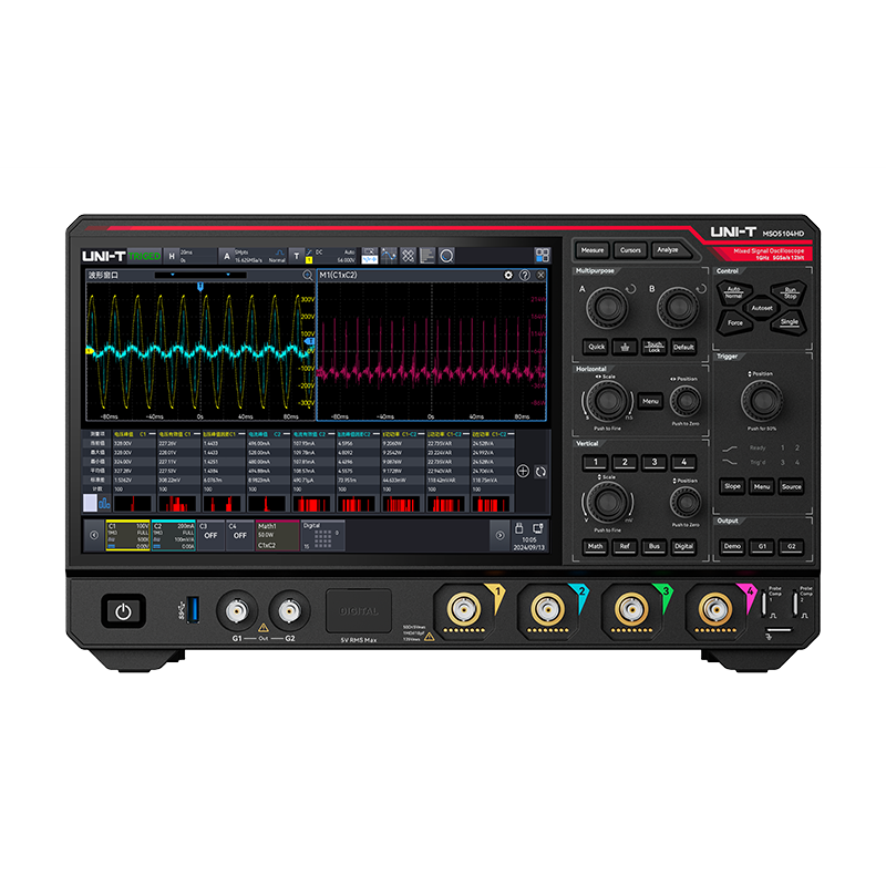 优利德MSO5000HD 系列高分辨示波器